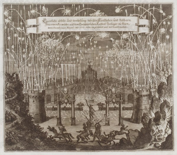 Birth and Christening of Frederick, Duke of Württemberg, Stuttgart, March 17, 1616..., 17th century. Creator: Matthaus Merian.