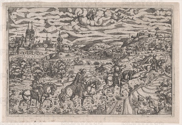 The Abduction of Hieronymus Paumgartner, ca. 1545. Creator: Mathias Zundt.