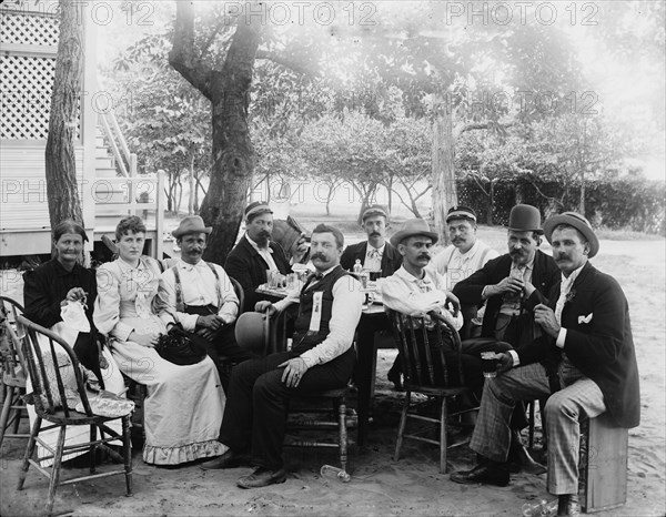 Group - Marshall Hall, 1893. Creator: William Cruikshank.