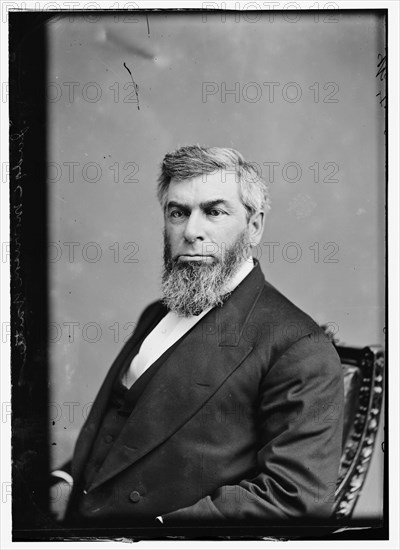Chief Justice Waite, U.S. Supreme Court, between 1870 and 1880. Creator: Unknown.