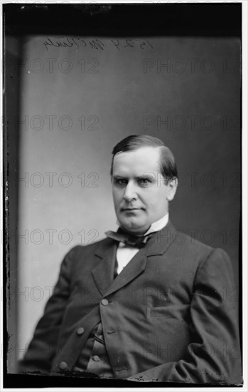 President William McKinley, between 1870 and 1880. Creator: Unknown.