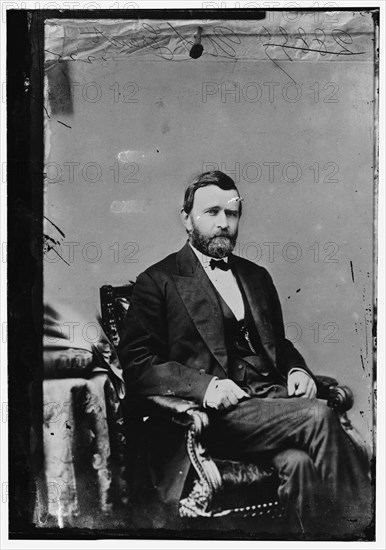 President Ulysses S. Grant, between 1870 and 1880. Creator: Unknown.