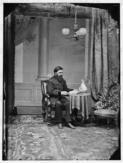 General John A. Rawlins, US Army, between 1860 and 1875. Creator: Unknown.