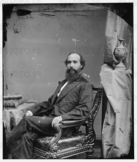 Albert George Burr of Illinois, between 1860 and 1875. Creator: Unknown.