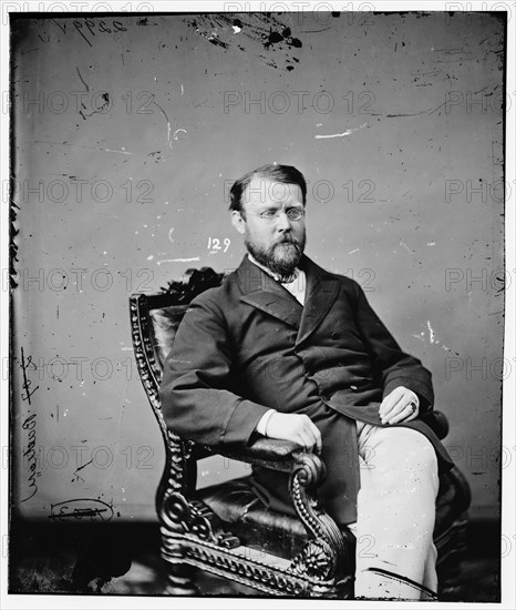 General Adam Badeau, between 1860 and 1875. Creator: Unknown.