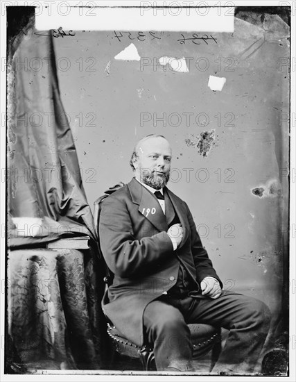 Professor Julius Erasmus Hilgard, between 1860 and 1875. Creator: Unknown.