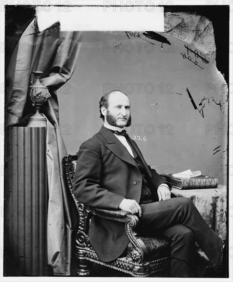 Demas Barnes, between 1860 and 1875. Creator: Unknown.