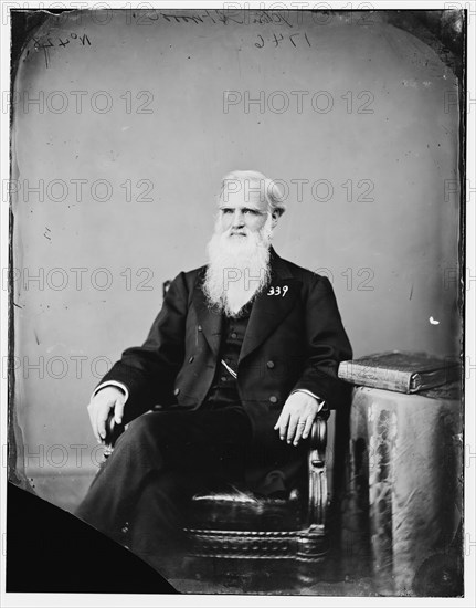David Atwood of Wisconsin, between 1860 and 1875. Creator: Unknown.