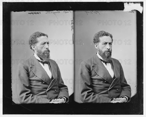 Prof. John Langston, Howard University, between 1868 and 1875. Creator: Unknown.