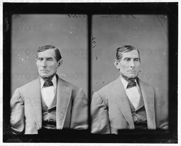 James Douglas Williams of Indiana, between 1865 and 1880. Creator: Unknown.