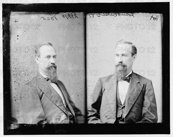 John Baker of Indiana, 1865-1880. Creator: Unknown.