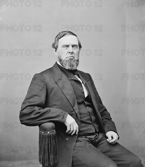 Senator James Harlan of Iowa, between 1865 and 1880. Creator: Unknown.