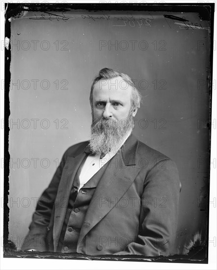 President Rutherford B. Hayes, between 1865 and 1880. Creator: Unknown.