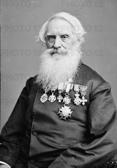 Samuel F.B. Morse, between 1855 and 1865. Creator: Unknown.