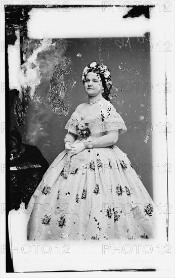 Mrs. Abraham Lincoln, between 1855 and 1865. Creator: Unknown.