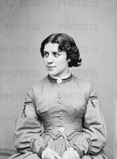 Anna E. Dickinson, between 1855 and 1865. Creator: Unknown.