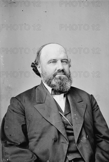 Samuel C. Pomeroy of Kansas, between 1855 and 1865. Creator: Unknown.