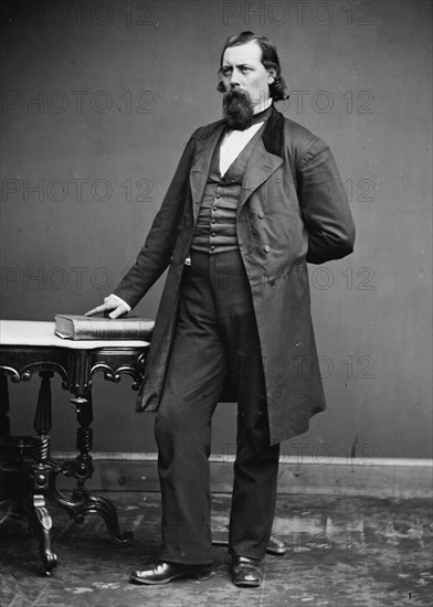 Ward Hill Lamon of Pennsylvania, between 1855 and 1865. Creator: Unknown.
