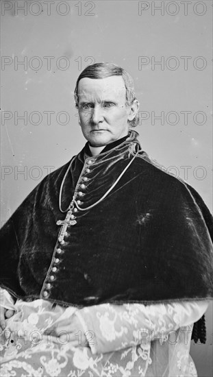 Archbishop John McCloskey, between 1855 and 1865. Creator: Unknown.