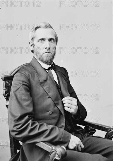 Waitman Thomas Willey of West Virginia, between 1855 and 1865. Creator: Unknown.