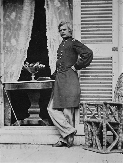 General Edward Ord, US Army, between 1855 and 1865. Creator: Unknown.