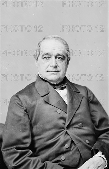 Hannibal Hamlin, between 1860 and 1875. Creator: Unknown.