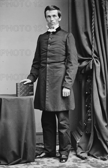 Rev. M.E. Birdsall, between 1855 and 1865. Creator: Unknown.