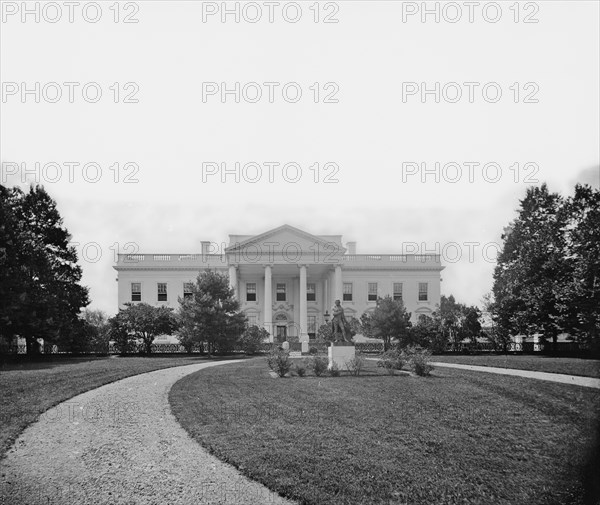 White House, earliest known view (made in 1860's), [Washington D.C.], March 1861. Creator: Unknown.