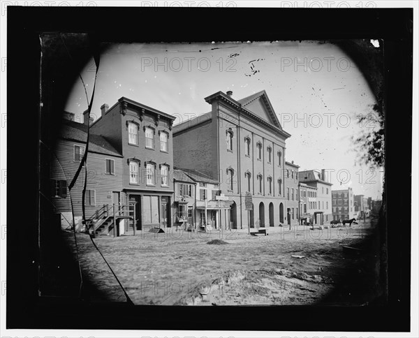 Ford's Theatre, Washington, D.C., between 1860 and 1880. Creator: Unknown.