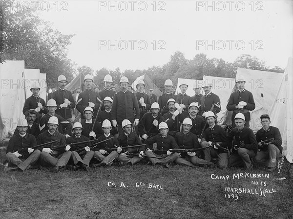 Co. A. 6th Batl., 1893. Creator: Unknown.