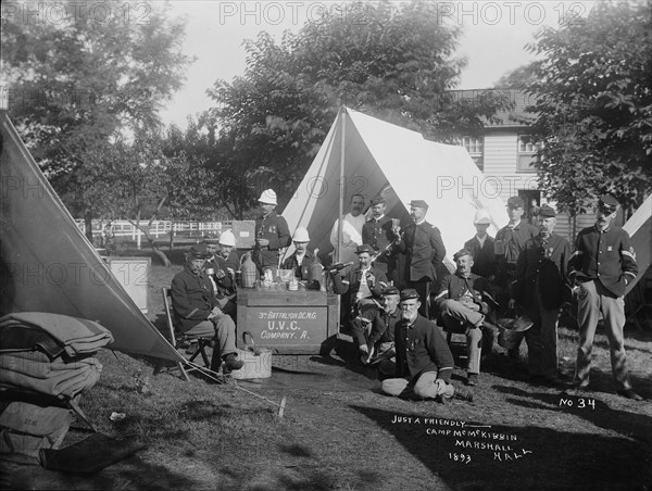 Just a friendly____, 1893. Creator: Unknown.