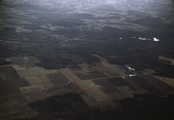 Farms in the Aroostook County, Maine., Oct. 1940 : potatoes, 1940. Creator: Jack Delano.