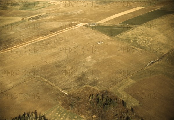 Potato farm in Aroostook county, Maine., after the potatoes have been harvested, 1940. Creator: Jack Delano.