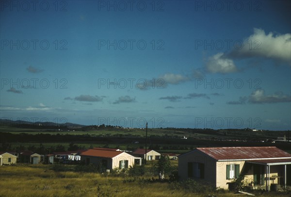 A Virgin Islands company housing project, vicinity of Bethlehem, Saint Croix, 1941. Creator: Jack Delano.