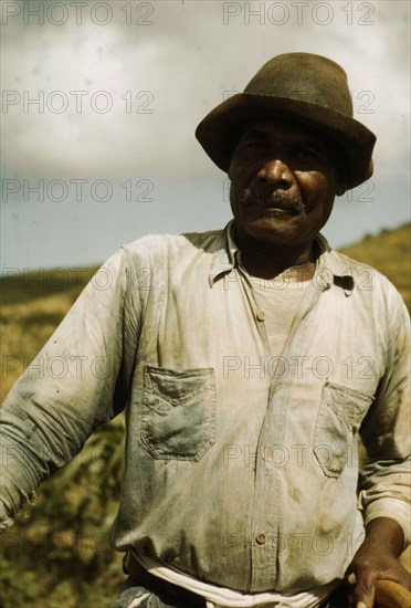 Farm Security Administration borrower, vicinity of Frederiksted, St. Croix, Virgin Islands, 1941. Creator: Jack Delano.