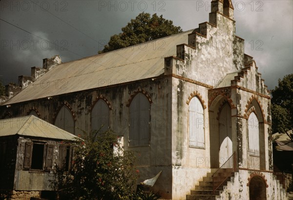 Frederiksted, Saint Croix, Virgin Islands ... church, 1941. Creator: Jack Delano.
