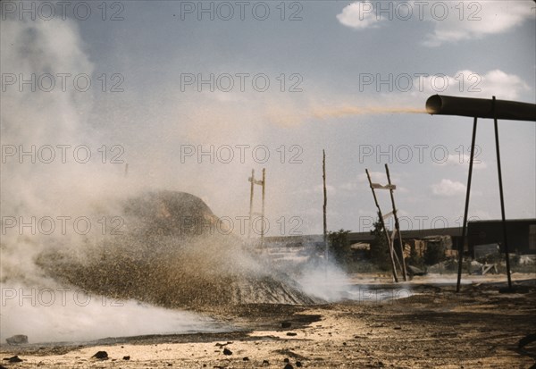 Sawmill at the Greensboro Lumber Company, Greensboro, Ga., 1941?. Creator: Jack Delano.