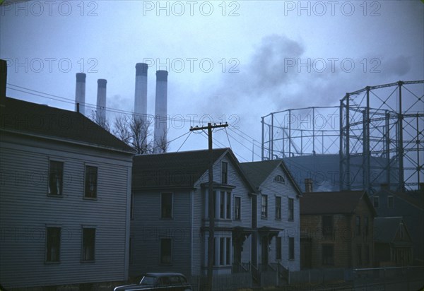 Near the waterfront, New Bedford, Mass., 1941. Creator: Jack Delano.