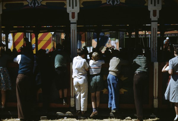 At the Vermont state fair, Rutland, 1941. Creator: Jack Delano.