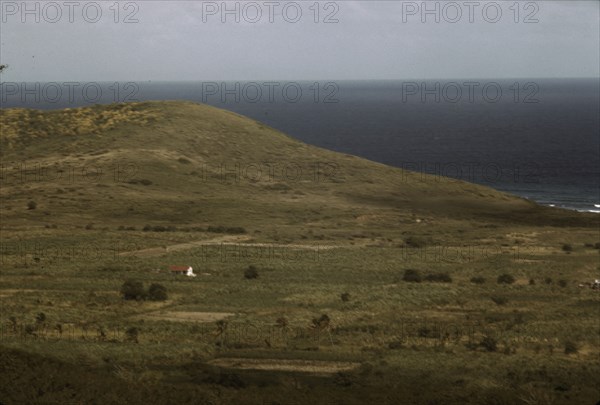 Sugar farms along the northern coast, Saint Croix Island, Virgin Islands, 1941. Creator: Jack Delano.