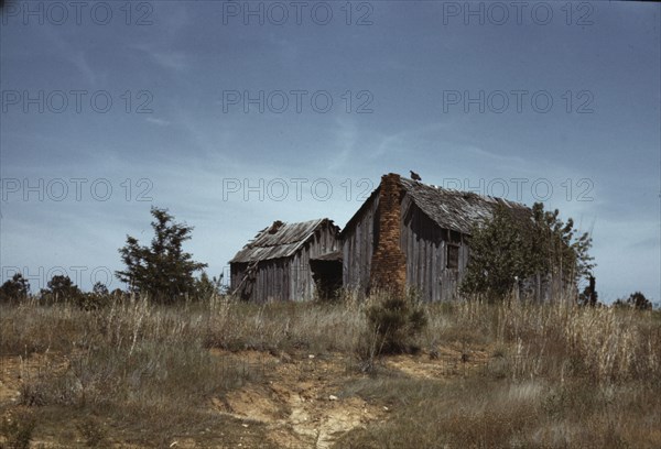 Cabin in Southern U.S., ca. 1940. Creator: Marion Post Wolcott.