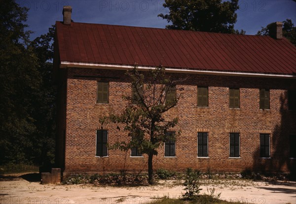 Brick building, between 1941 and 1942. Creator: Unknown.