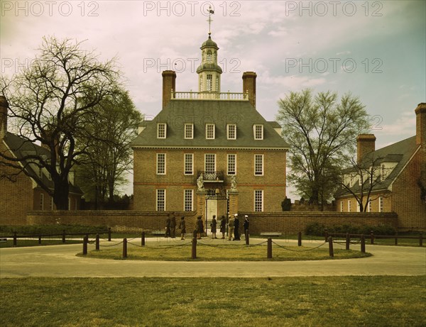 The Governor's Palace, Williamsburg, Va., 1943. Creator: Howard Hollem.