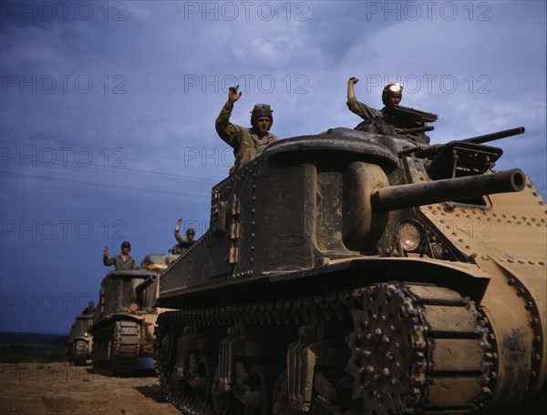 M-3 tank, Ft. Knox, Ky., 1942. Creator: Alfred T Palmer.