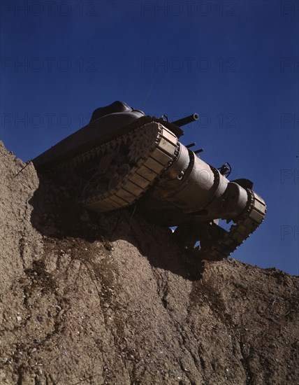 M-4 tank, Ft. Knox, Ky., 1942. Creator: Alfred T Palmer.