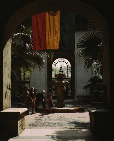 Courtyard of the Pan American Building, Washington, D.C., 1943. Creator: John Collier.