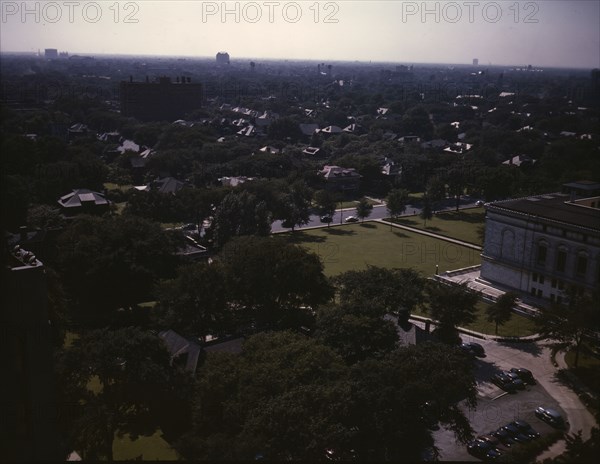 Looking west from the Maccabees Building, 1942. Creator: Arthur S Siegel.