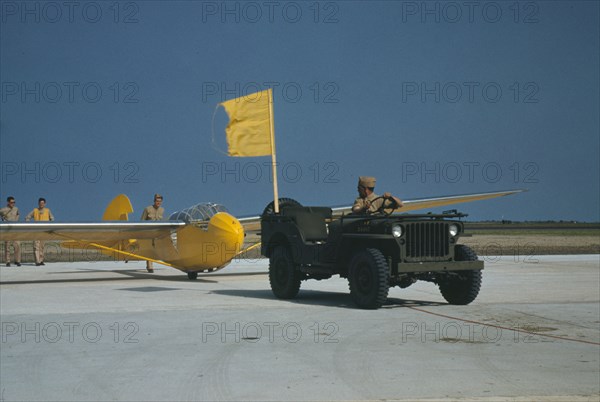 Marine glider at Page Field, Parris Island, S.C., 1942. Creator: Alfred T Palmer.