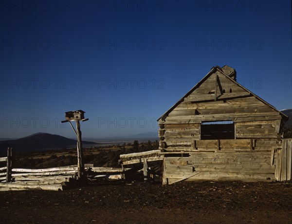 Village of La Alama, near Questa, Taos Co., New Mexico, 1943. Creator: John Collier.