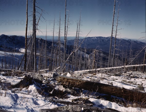 Sangre de Cristo Mt., New Mexico, 1943. Creator: John Collier.